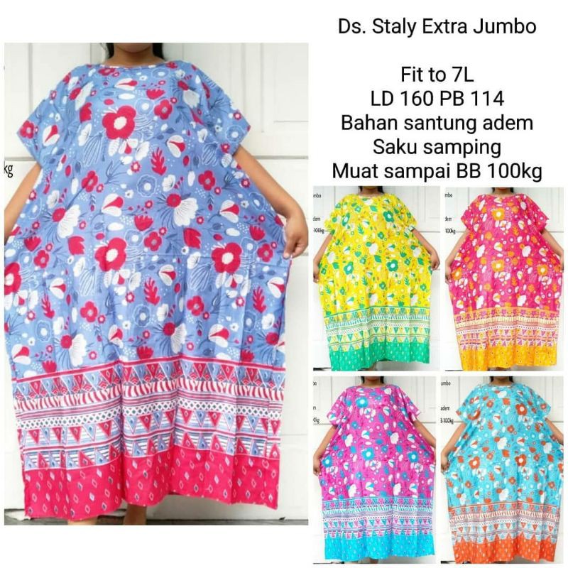 daster jumbo murah/daster motif bunga /daster kekinian/daster batik
