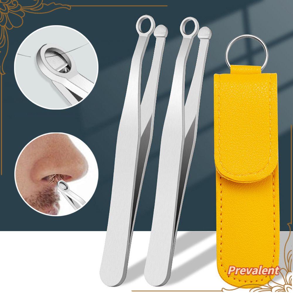 Pinset Ujung Bulat Bahan Stainless Steel Untuk Rambut Hidung