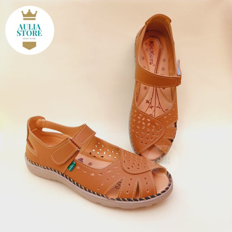 sepatu sandal selop wanita kickers big size jumbo 41_45 btg 13