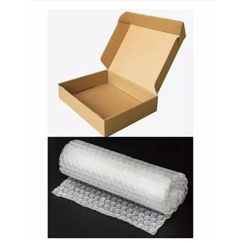 

Paket Pengaman Kardus Tambahan Kotak Tambahan Bubble Wrap Tambahan Untuk Pengamanan Paket