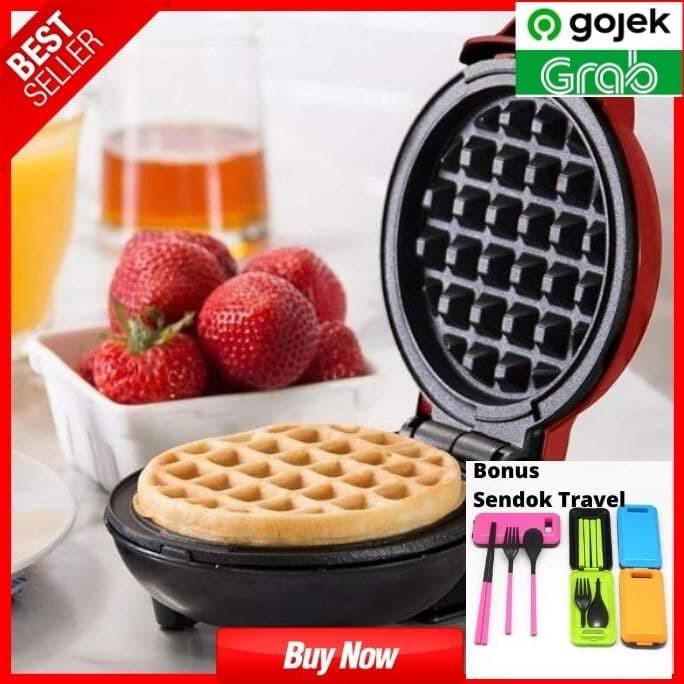 Cetakan Waffle Maker Mini Elektrik Cetakan Wafel Listrik