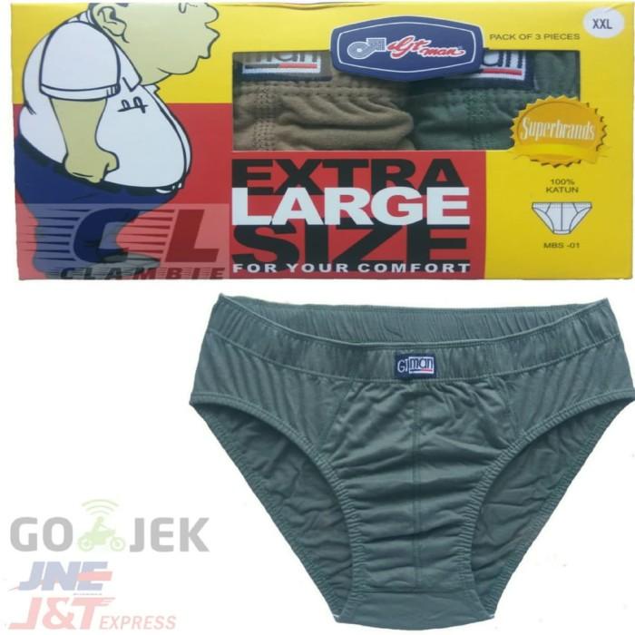 Viol Celana Dalam Pria Jumbo Gt Man / Mbs01 / Cd Pria Xxl,Xxxl,Xxxxl