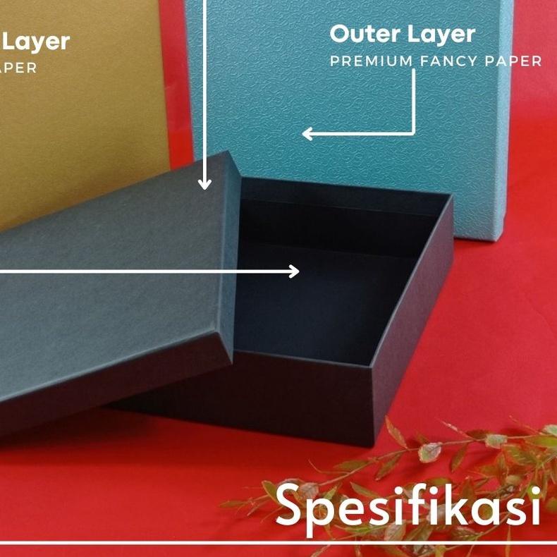 

◊ BOX HAMPER - HARDBOX - KOTAK KADO - ukuran 25 cm x 20 cm x 6 cm ◙