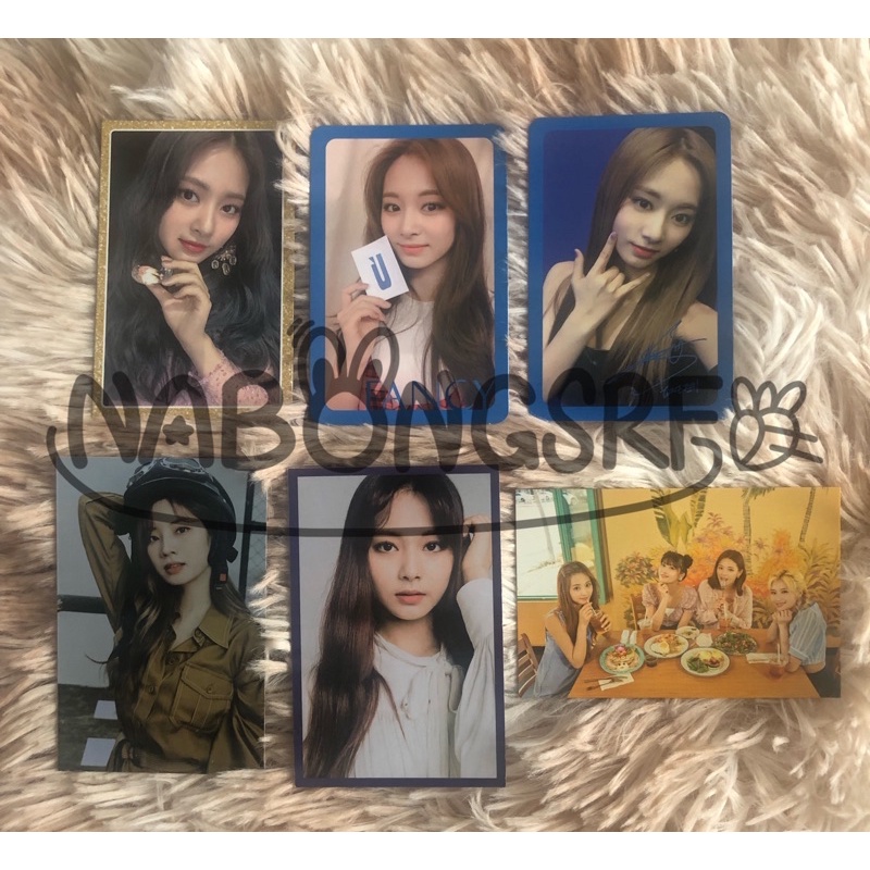 TWICE PHOTOCARD OFFICIAL - Tzuyu, Dahyun ERA Feel Special, Fancy, World In A Day & Twaii