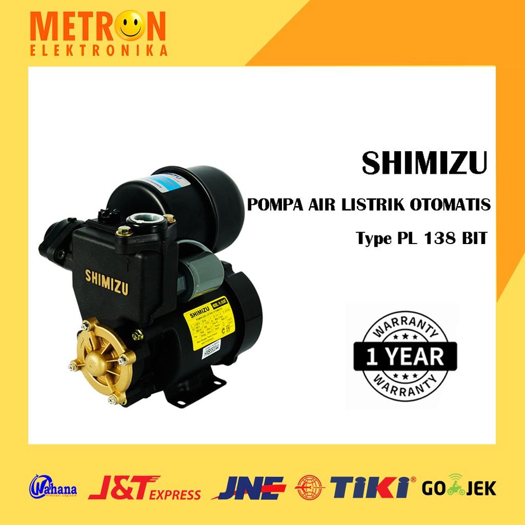 SHIMIZU PL 138 BIT SHALLOW WELL PUMP / POMPA AIR / PL138BIT