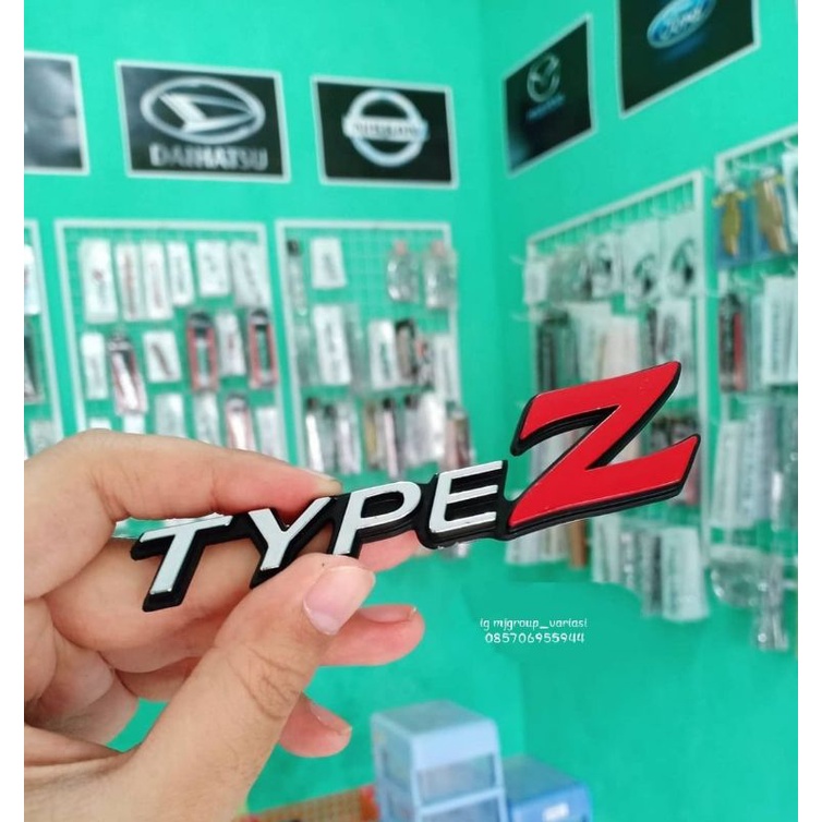 Emblem logo honda City TYPE Z ukuran original bagasi