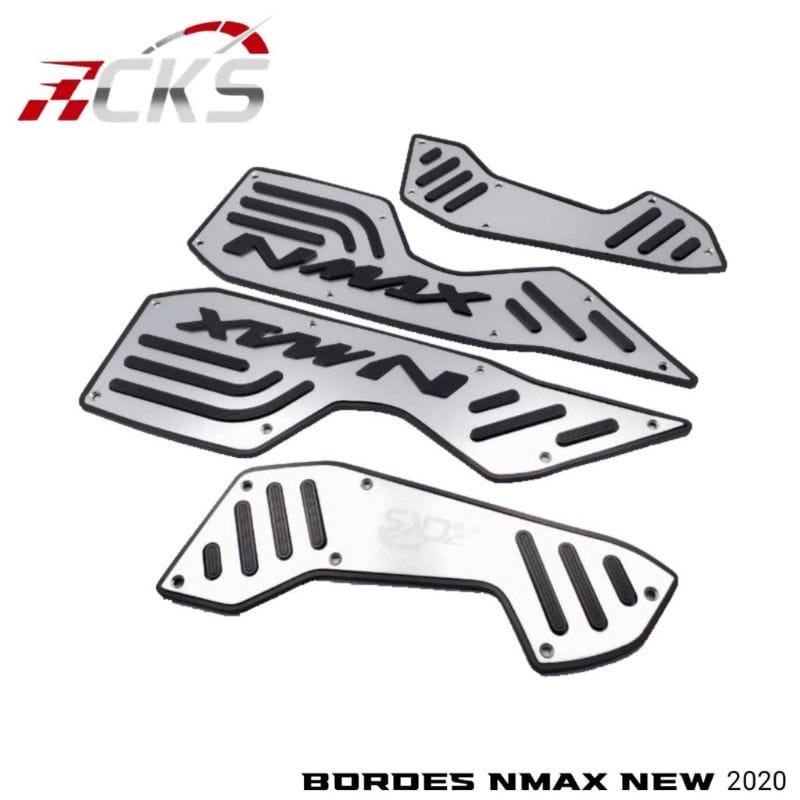 BORDES NMAX KARPET PIJAKAN KAKI NMAX NEW 2020-2021 CNC ORIGINAL MERK CR7 SWKT