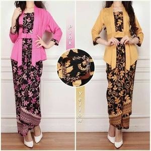 kebaya elnira pink fanta - paya gold / kebaya kutubaru / kebaya masakini /kebaya modern/kebaya laris