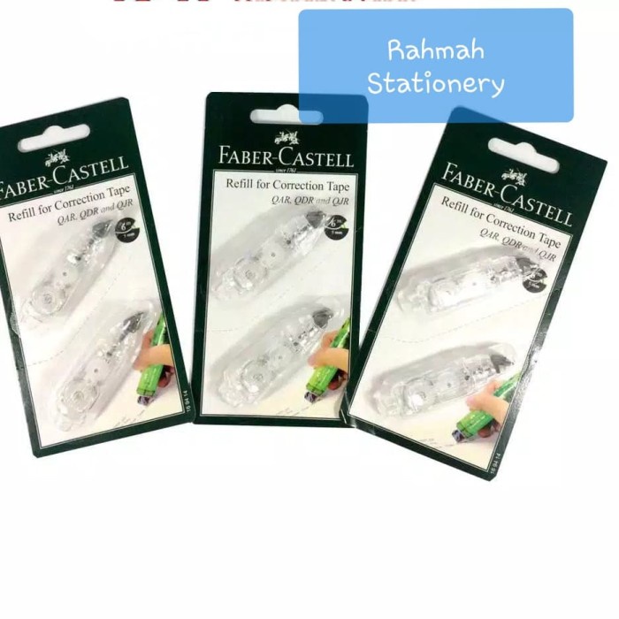 

Murah Faber Castell Refill Correction Tape Qar / Qjr 506 Set 2 Diskon
