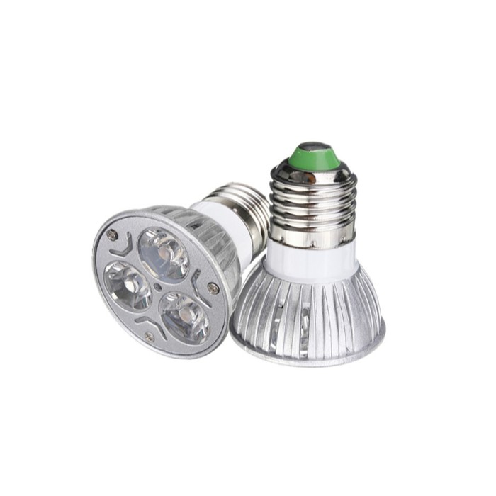 LAMPU LED HALOGEN 3 WATT LAMPU HIAS E27 LAMPU SPOTLIGHT LED PUTIH