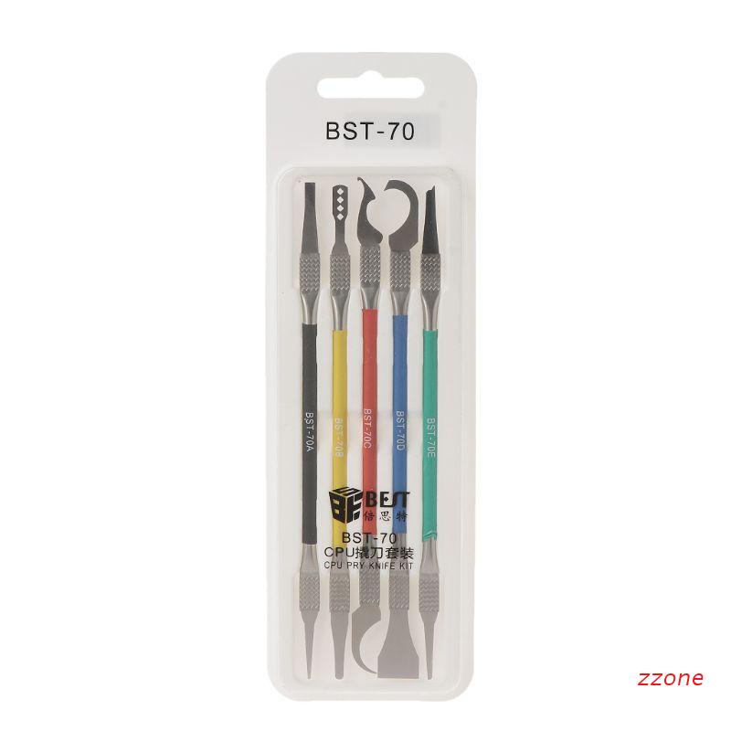 Zzz 5pcs / set Pisau Ganda Penghilang Lem Untuk Reparasi CPU
