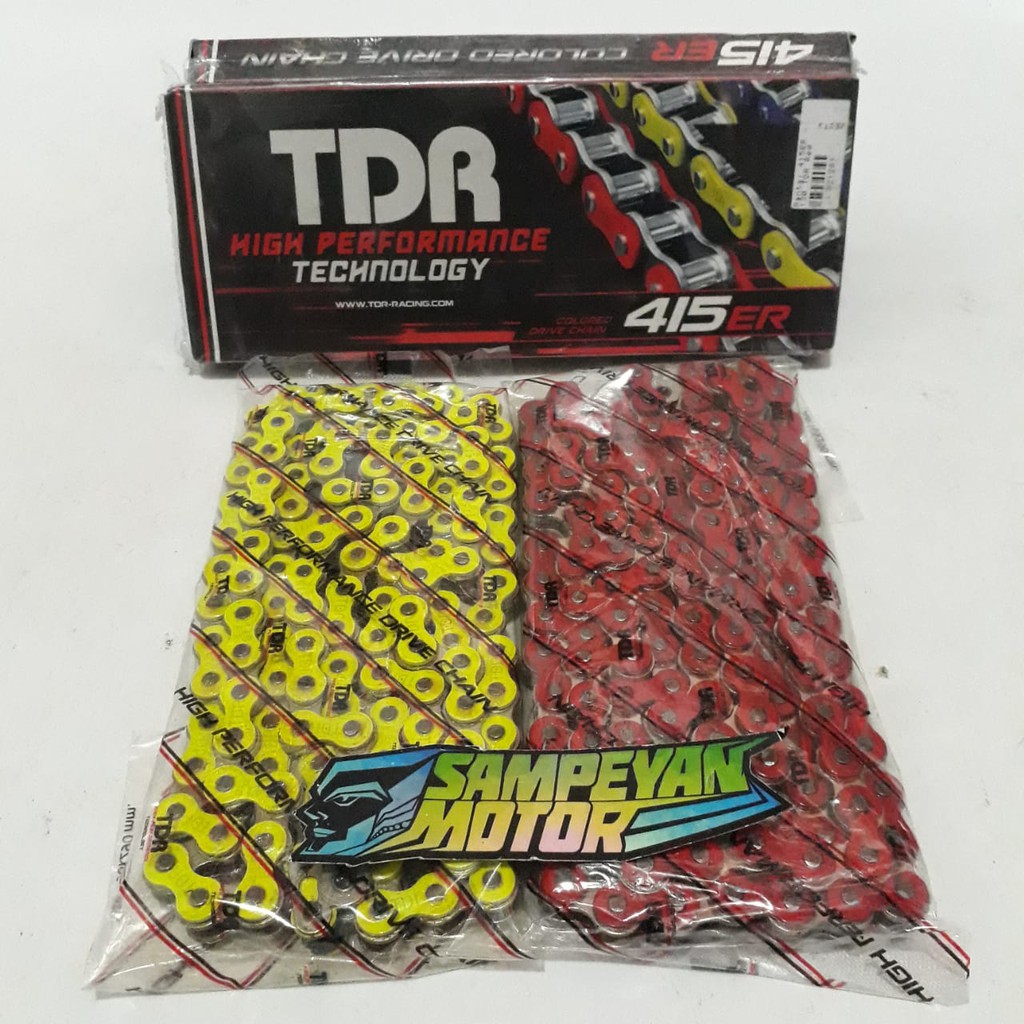 Rantai Rante Motor Warna TDR ER 415 x 130