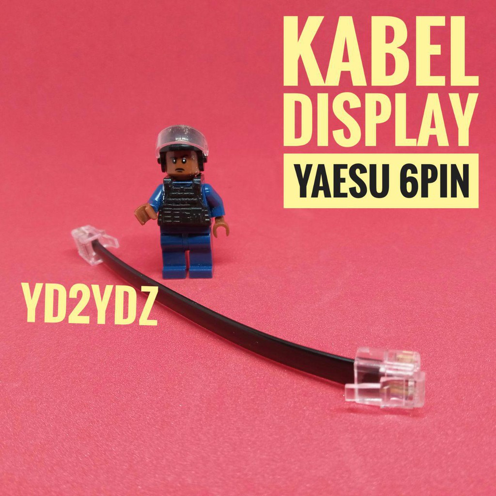 kabel display 6pin yaesu short ft7800 ft7900 ft8800 ft8900 8900 8800 7900 separation panel 6 pin