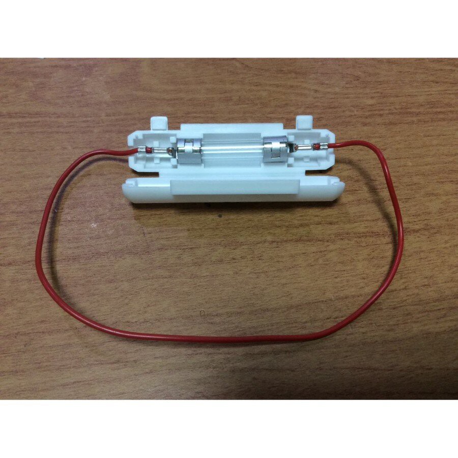 Rumah Fuse Sekring Tabung bulat + Fuse Sekring 2A Original