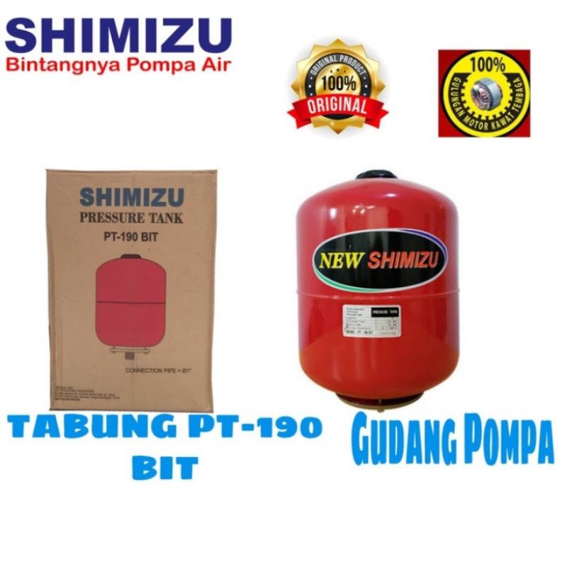 Tabung/Tangki Pompa Air 19 liter Shimizu PT 190 BIT