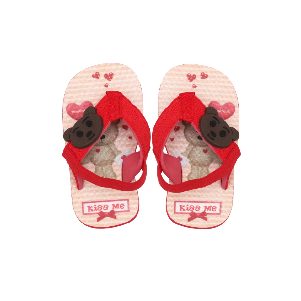 Khakikakiku Bear For Toddler Flipflops