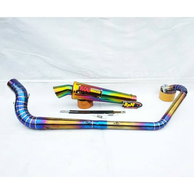 Knalpot KOU Kanan Cobra VIXION - CB150R - SATRIA FU - CBR150R