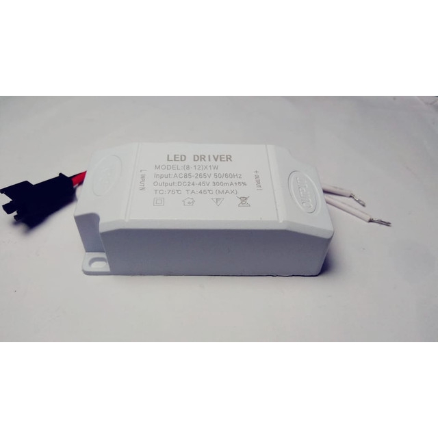 [DSP-9166] LED DRIVER CASING PLASTIK (8-12)X1WATT 300mA B0812