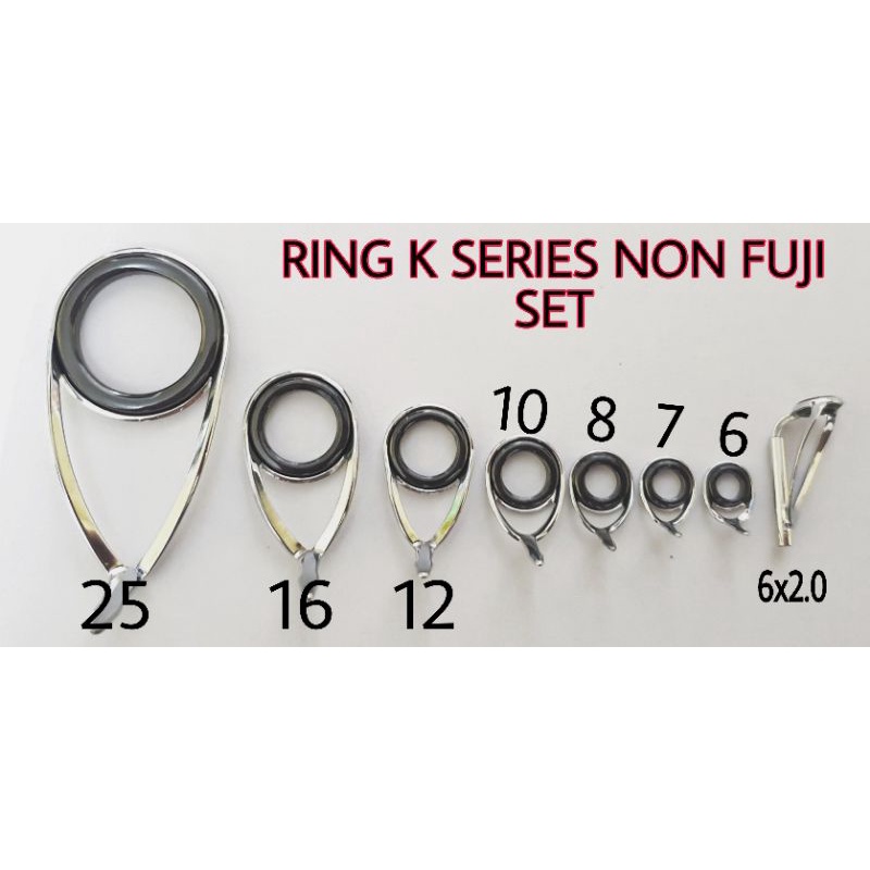 RING GUIDE MARIT K SERIES NON FUJI SET CHROOM - RING MARIT JORAN - MARIT JORAN SAMBUNG 2