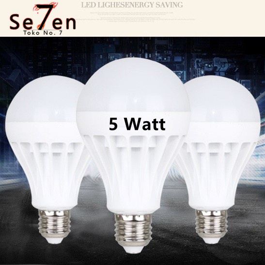 Lampu LED Bulb Jumbo Tabung 5W/Bohlam LED 5W 6500K 450 Lumens