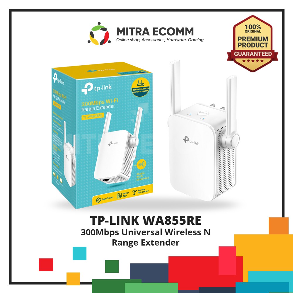 Jual TPLINK TLWA855RE 300Mbps WiFi Range Extender Shopee Indonesia