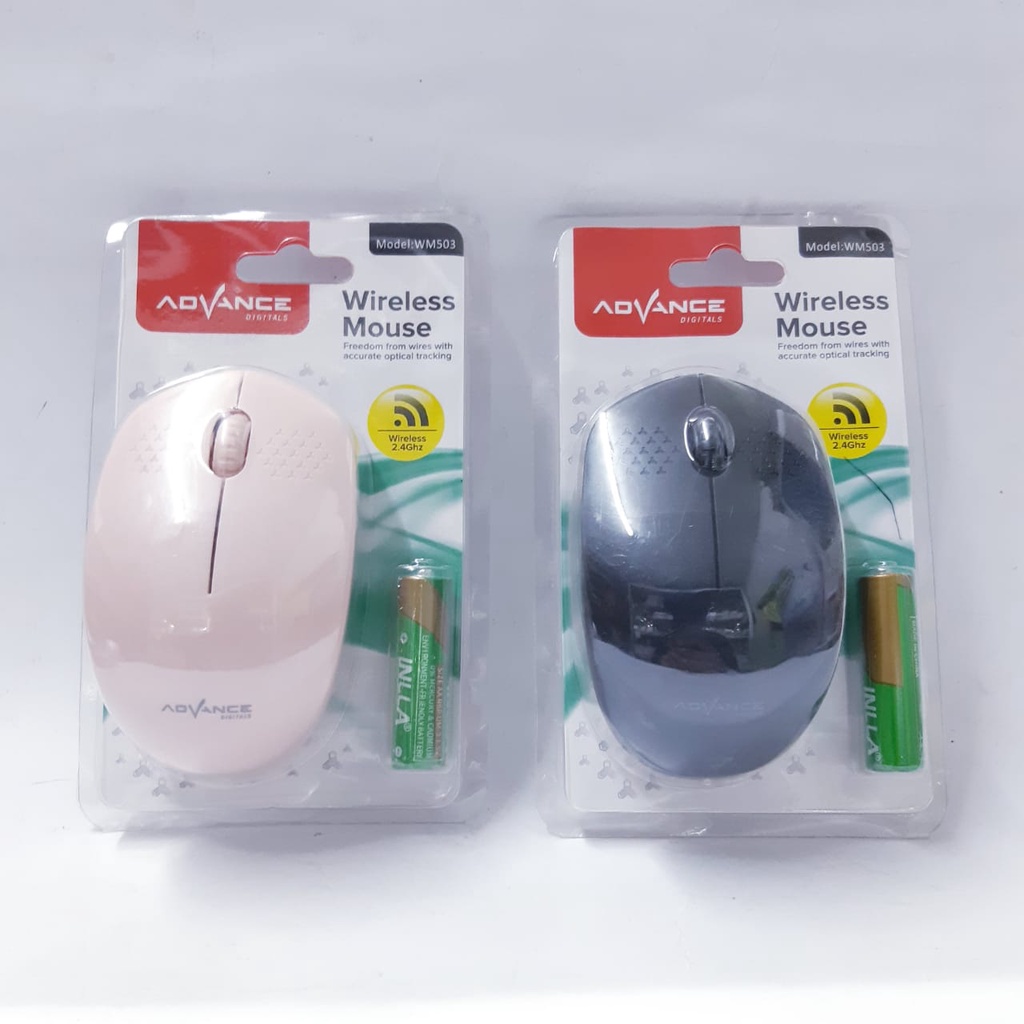 Mouse Wireless Advance WM503 1600 DPI Mouse Tanpa Kabel Advance WM503