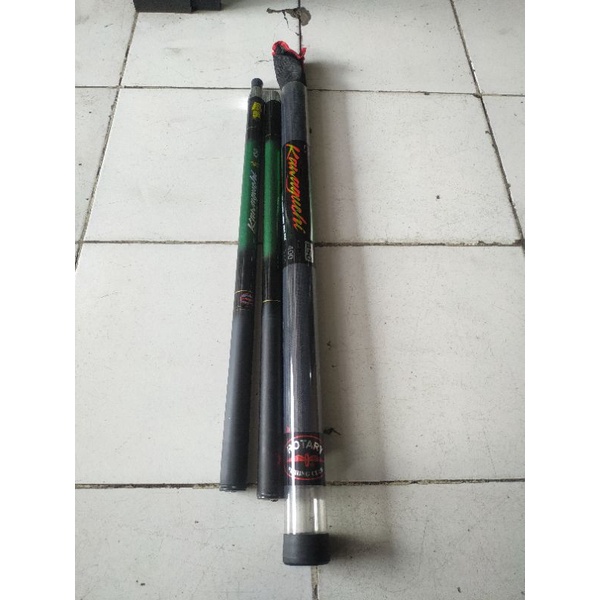 Joran Tegek Import Zoom Kawaguchi 4,5 M Japan Full Carbon kaku bisa di kunci jadi 4 M dan 3,6 M