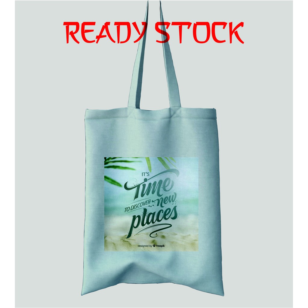 Totebag Premium - Canvas Drill - Bukan Blacu - Tas Fashion Wanita -  RS015