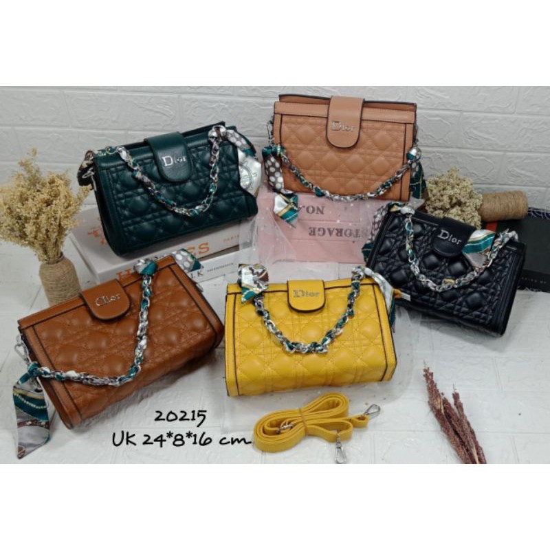 fastion import CK 20215 tas wanita UK 24*8*16cm 3tali selempang tenteng