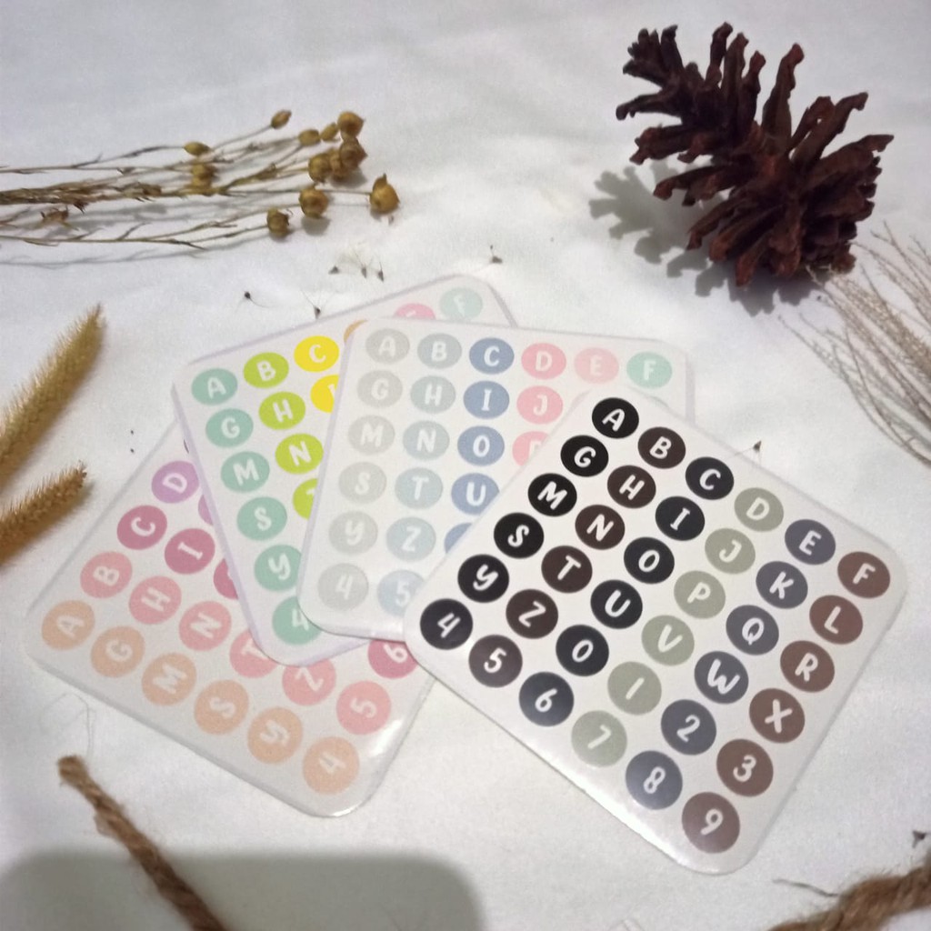 

Stiker Huruf Alphabet (KISS CUT) Sticker Deco Stiker Polcos Sticker Journal Confetti Pastel Abjad