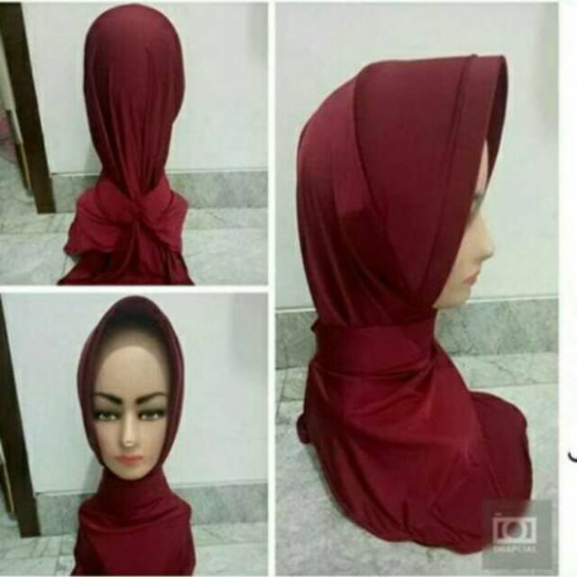 GESER => Jilbab antem ( anti tembem) organisasi MARUN | KUNING | BIRDONG | UNGU TUA | TOSCA