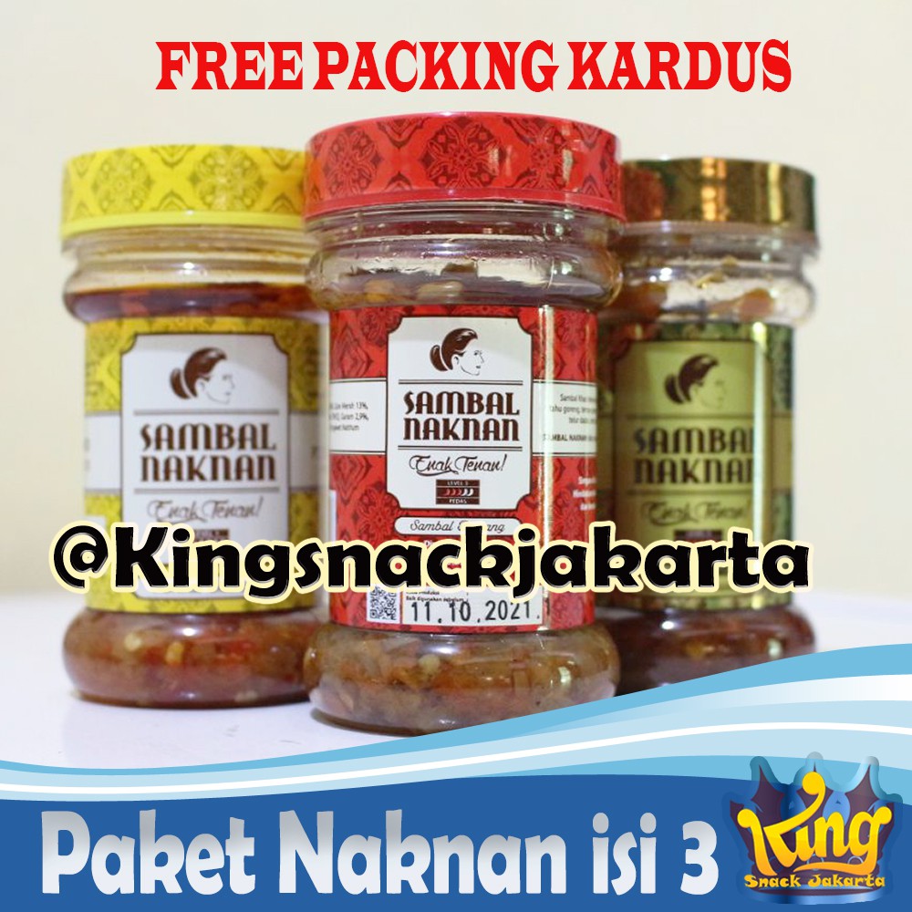 

Sambal Naknan Paket isi 3 Lengkap