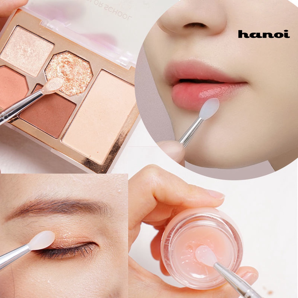 Han / Eyeshadow Brush Multifungsi Bahan Silikon Ringan Untuk Makeup / Kosmetik Wanita