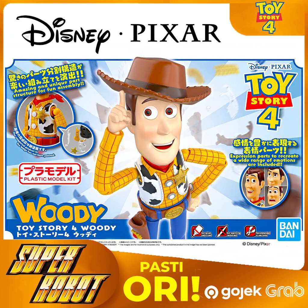 BANDAI Cinema Rise Standard Toy Story 4 WOODY - Plastic Model Kit