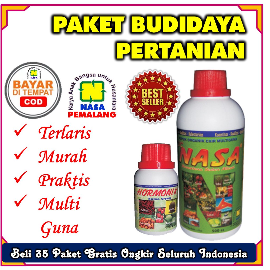 PUPUK PERTANIAN ORGANIK POC NASA HORMONIK NASA PEMALANG