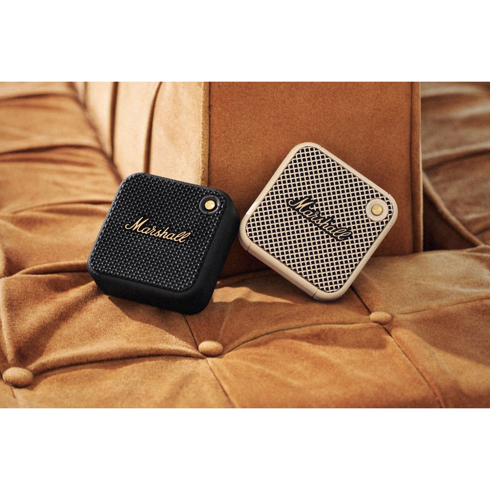 Marshall Willen Portable Bluetooth Speaker Black Brass Cream Original