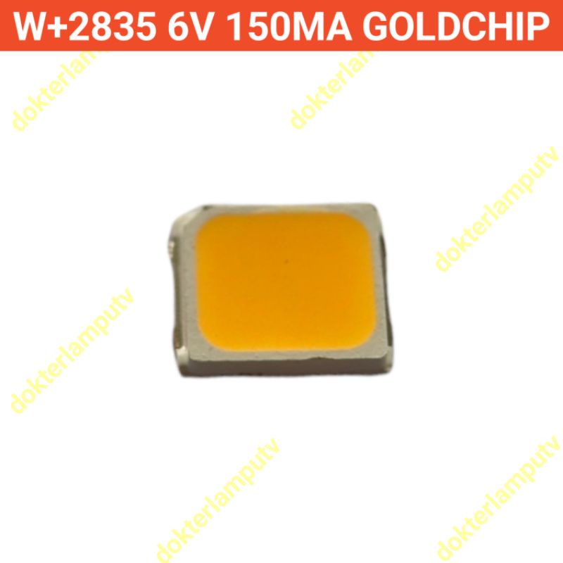 LED SMD 2835 3V 6V 9V 1W  150MA 110MA 1500K WARM PEKAT UNTUK SERVIS LAMPU BUAH NAGA DLL