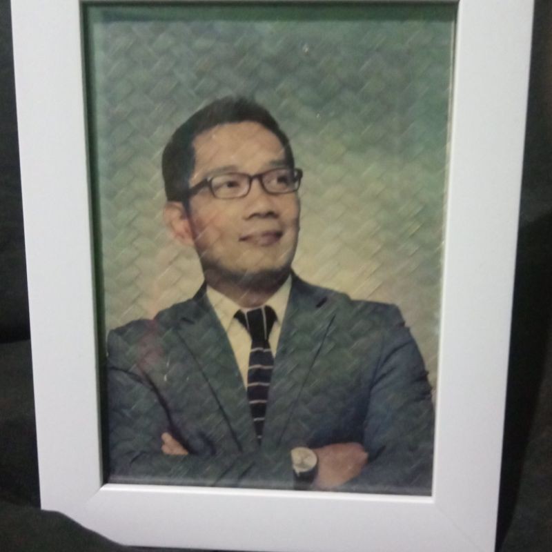 cetak foto ke anyaman bambu