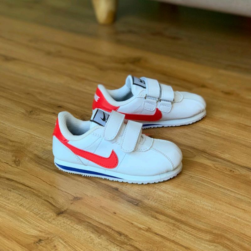 SEPATU ANAK NIKE CORTEZ KIDS WHITE RED | SEPATU NIKE CORTEZ ANAK