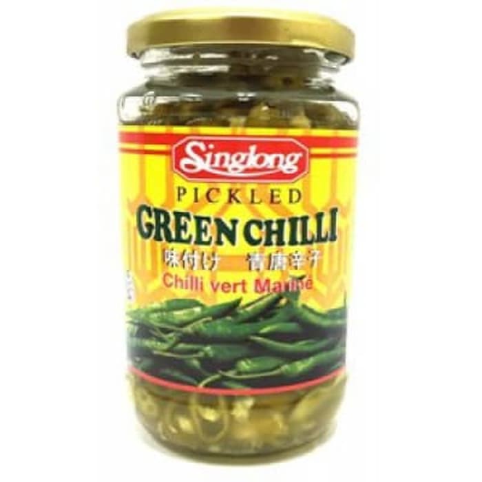 

#HANDCARRY Sing Long Pickled Green Chilli 360g - UFOHCR1064