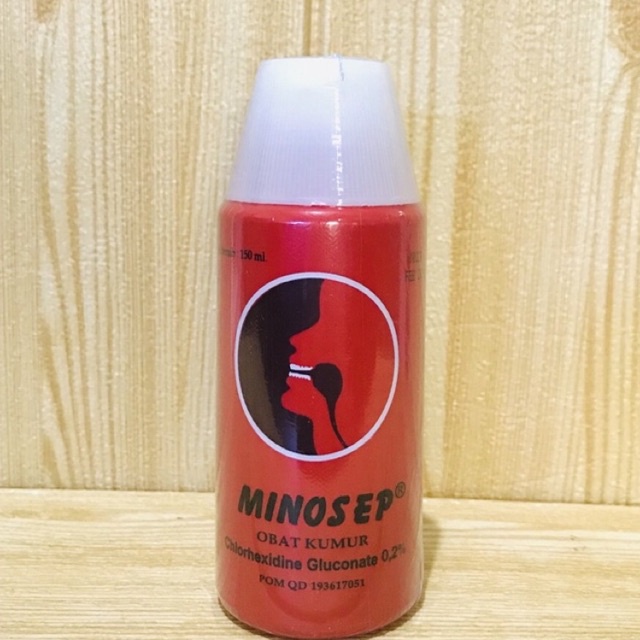 MINOSEP OBAT KUMUR 0.2% | Mencegah Sariawan, Bau Mulut | Menghambat Pembentukkan Plak