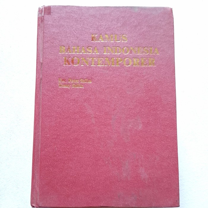 Buku KAMUS BAHASA INDONESIA KONTEMPORER - Drs. Peter Salim Ed. Pertama