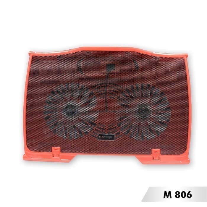 Cooling Pad Gaming Murago M806 Kipas Pendingin Laptop 2 Fan Cooler Pad