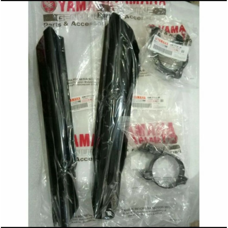 PROTECTOR COVER TUTUP SHOCK DEPAN WR 155 SATU SET ORIGINAL YAMAHA YGP