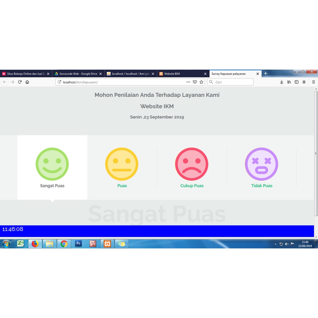 Aplikasi Survey  Kepuasan Pelanggan Web Based