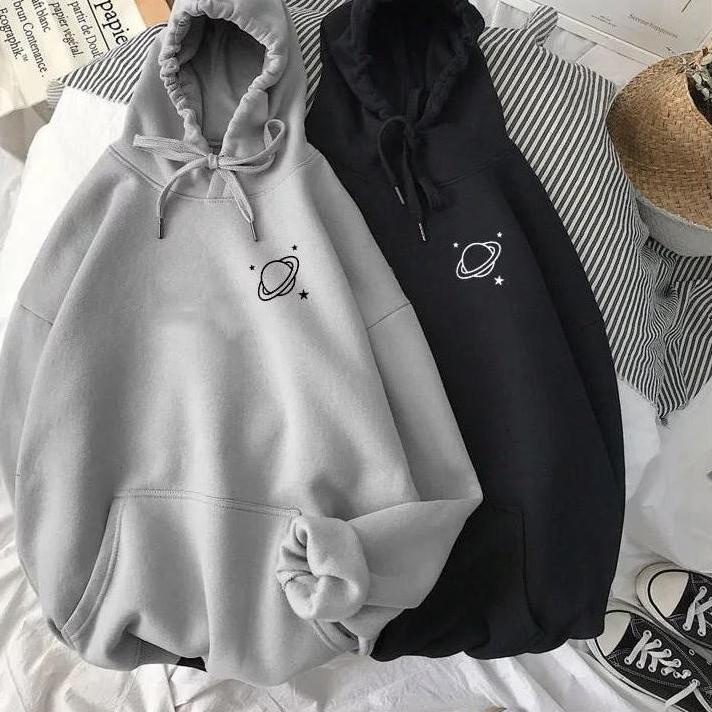 {TRA.19Au22ᴵ} RealBenSweater Hoodie Oversize Hoodie Wanita Hoodie Couple Pasangan Simple Planet Kore