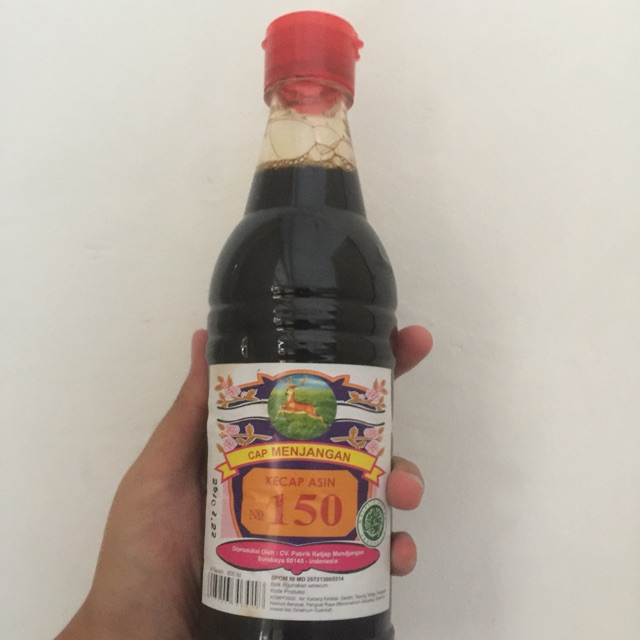 

Kecap asin 150 cap menjangan