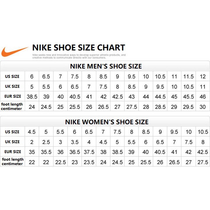 shoe sizes 44 to english