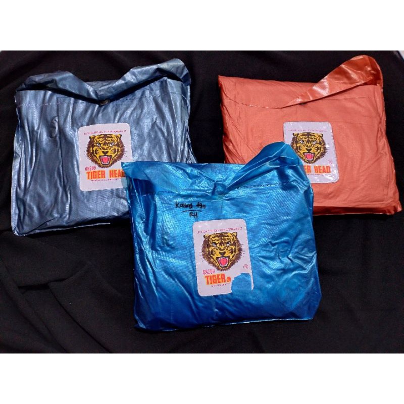 Jas Hujan PONCHO M TANGAN LT Merk TIGER HEAD 68209 ORIGINAL