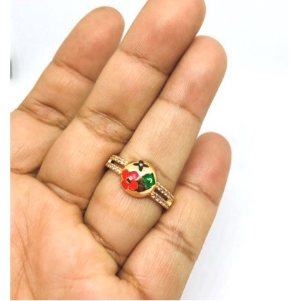 Cincin wanita //cincin lapis emas // cincin permata //perhiasan //cincin